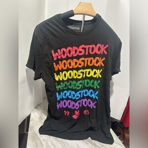 Woodstock Black Graphic T-Shirt unisex women (large) men’s (med)